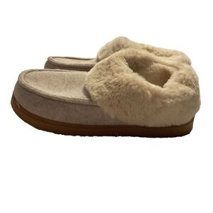 Dearfoam Ladies Clog Slipper Oatmeal Heather MD‎ size 9-10